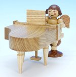 Angel on Grand Piano<br>Natural Ulbricht Figure